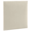 Panel tapicerowany Quadra 30x30 cm kremowy stylowy panel ścienny kwadrat welurowa tkanina modne wykończenie każdej aranżacji