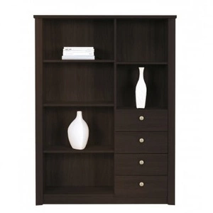 Regał z szufladami Finezja 110 cm dąb sonoma czekolada nowoczesny mebel oryginalna kolorystyka świetna propozycja do salonu lub pokoju dziennego