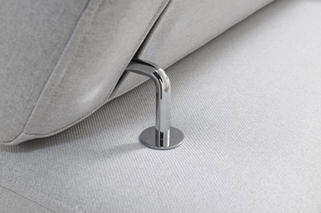 Narożnik z funkcją spania Provo brązowy / biały prawostronny narożnik z pojemnikiem na pościel i funkcjonalną dostawką