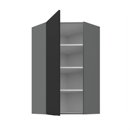 Szafka kuchenna narożna wisząca Alatri Ant 60x60 GN-108 1F odporna na uszkodzenia wykończenie frontów w technologii anti fingerprint