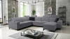 Narożnik z funkcją spania Kelly Sleek VIII szary prawostronny stylowy narożnik do salonu zapewnia komfort podczas wypoczynku