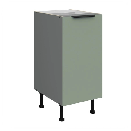 Szafka kuchenna stojąca z półką Treviso Ant 40 D 1F BB szafka odporna na uszkodzenia wykończenie frontów w technologii anti fingerprint