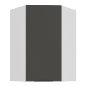 Szafka kuchenna narożna wisząca Aversa Wh 60x60 GN-90 1F odporna na uszkodzenia wykończenie frontów w technologii anti fingerprint
