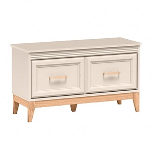 Szafka na buty Windsor 92 cm beżowy / dąb praktyczna i elegancka szafka z siedziskiem funkcjonalny dodatek do przedpokoju