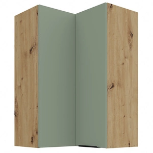 Szafka kuchenna narożna wisząca Treviso Ar 60x60 GN-90 2F odporna na uszkodzenia wykończenie frontów w technologii anti fingerprint