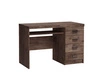 Biurko Indiana 120 cm jesion ciemny eleganckie biurko z szufladami idealne do pokoju nastolatka lub biura