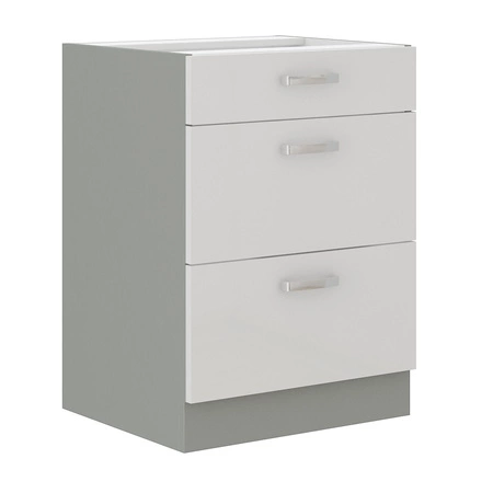 Zestaw mebli kuchennych Bianka 350 cm fronty w połysku idealne do wnętrza w stylu nowoczesnym skandynawskim i klasycznym