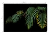 Obraz na płótnie liście palmowe 100x70 cm ponadczasowa ozdoba każdego wnętrza obraz w wyrazistej kolorystyce wysoka jakość wykonania