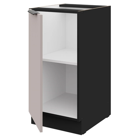 Zestaw mebli kuchennych Tarraco 260 cm metalowe uchwyty krawędziowe szafki doskonale prezentują się w nowoczesnych wnętrzach