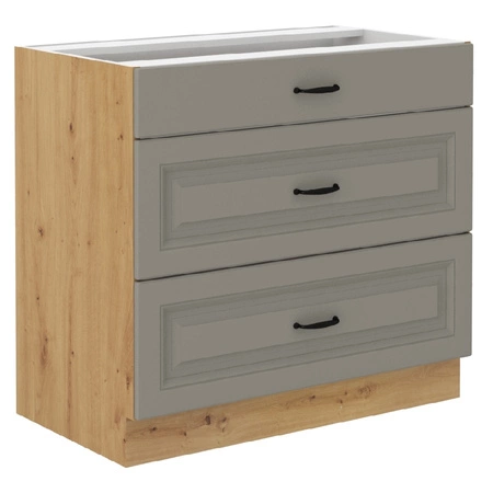 Zestaw mebli kuchennych narożny Kea 210x350 cm idealny do wnętrz w stylu skandynawskim klasycznym i nowoczesnym