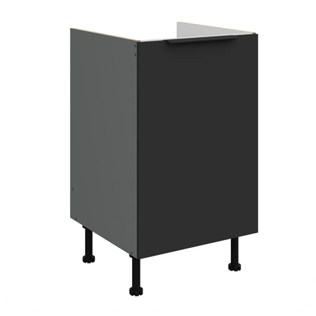 Szafka kuchenna pod zlewozmywak Alatri Ant 50 ZL 1F BB szafka odporna na uszkodzenia wykończenie frontów w technologii anti fingerprint