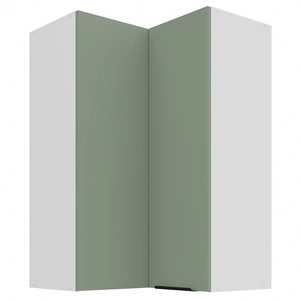 Szafka kuchenna narożna wisząca Treviso Wh 60x60 GN-90 2F odporna na uszkodzenia wykończenie frontów w technologii anti fingerprint