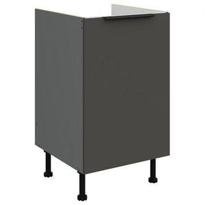 Szafka kuchenna pod zlewozmywak Aversa Ant 50 ZL 1F BB szafka odporna na uszkodzenia wykończenie frontów w technologii anti fingerprint