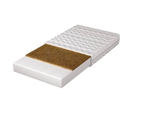 Materac piankowy Ares 10 200x200 cm z matą kokosową posiada małą podatność na odkształcenia idealnie dopasowuje się do ciała