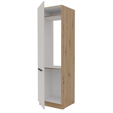 Słupek kuchenny Soela 60 LO-210 2F szafka do zabudowy lodówki metalowe uchwyty szafka odporna na działanie wilgoci i uszkodzenia