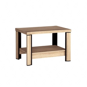 Stolik kawowy Dallas 90 cm dąb sonoma / czarny wytrzymały odporny blat idealny stolik do każdej aranżacji