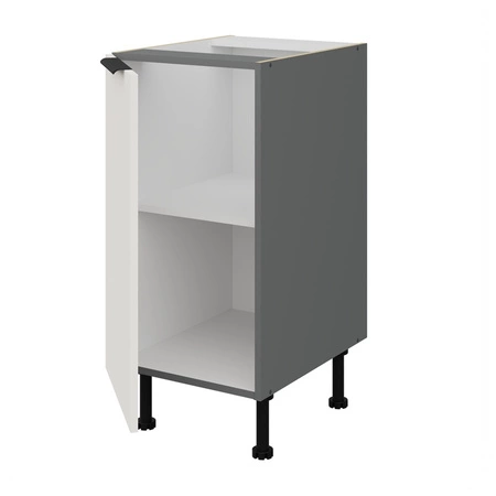 Szafka kuchenna stojąca z półką Corato Ant 40 D 1F BB szafka odporna na uszkodzenia wykończenie frontów w technologii anti fingerprint