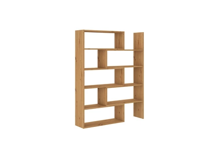 Regał Carl dąb artisan idealny regał do biura gabinetu lub pokoju nastolatka z możliwością rozsunięcia