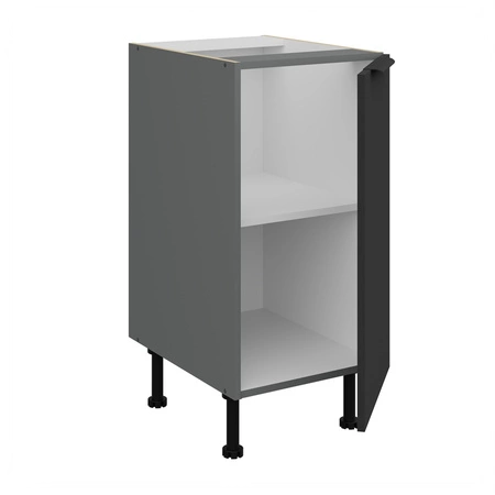 Szafka kuchenna stojąca z półką Alatri Ant 40 D 1F BB szafka odporna na uszkodzenia wykończenie frontów w technologii anti fingerprint