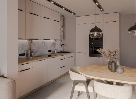 Szafka kuchenna stojąca z półką Soela 80 D 2F BB szafka odporna na działanie wilgoci i uszkodzenia metalowe uchwyty krawędziowe