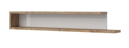 Zestaw mebli do salonu Sintra dąb samdal / biały połysk eleganckie meble o eleganckim designie bezuchwytowy system push to open