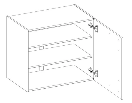 Zestaw mebli kuchennych EkoWhite 260 cm minimalizm skandynawskiego stylu oraz modernizmu prostej formy idealny do każdego wnętrza