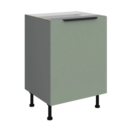 Zestaw mebli kuchennych Treviso Ant 300 cm stylowe szafki kuchenne z frontami wykonanymi w technologii anti fingerprint metalowe uchwyty