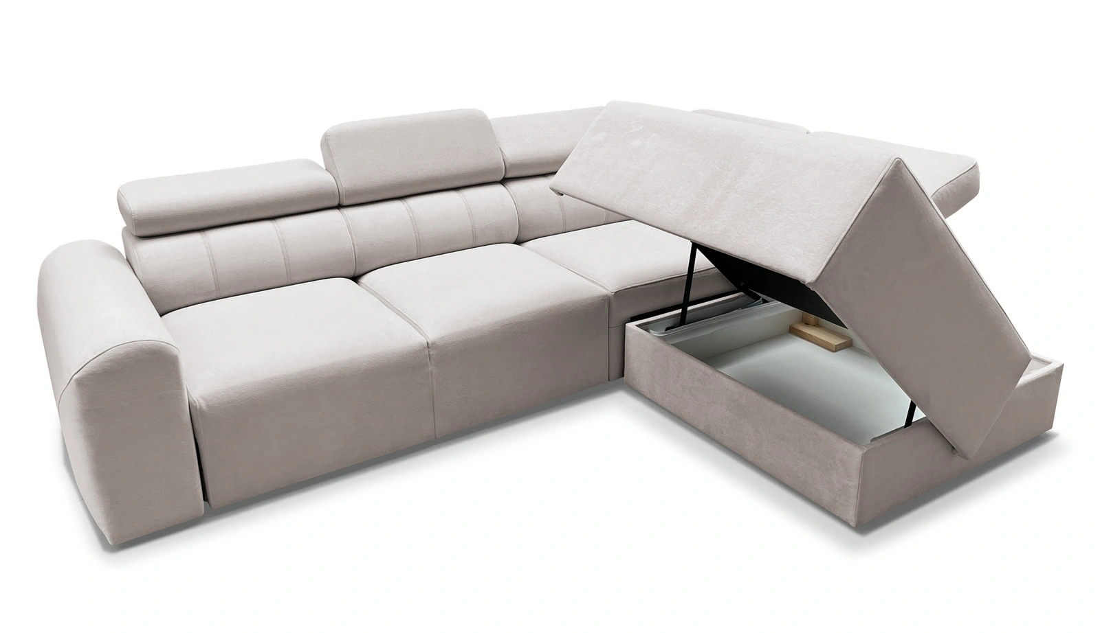 Narożnik z pojemnikiem na pościel Cantare VII Narożnik z funkcją spania