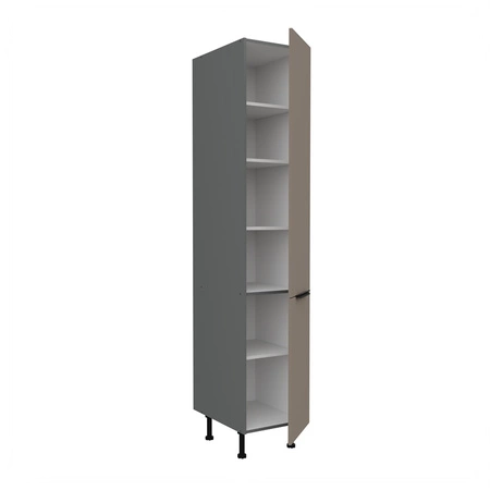 Słupek kuchenny Fiuggi Ant 40 DK-215 2F szafka kuchenna odporna na uszkodzenia wykończenie frontów w technologii anti fingerprint