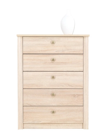 Zestaw mebli Finezja dąb sonoma jasny idealna propozycja do pokoju młodzieżowego lub biura w modnym stylu