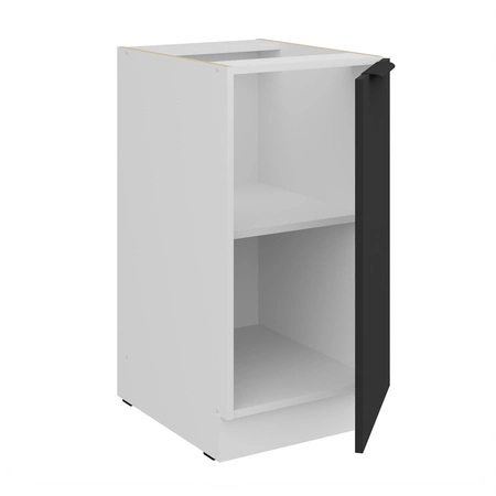 Zestaw mebli kuchennych narożny Alatri Wh 290x230 cm stylowe szafki kuchenne z frontami wykonanymi w technologii anti fingerprint