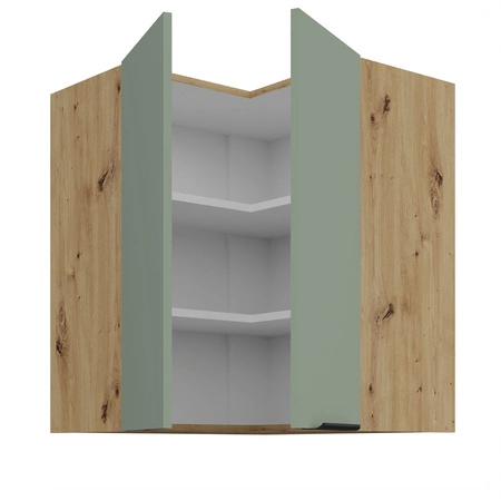 Szafka kuchenna narożna wisząca Treviso Ar 60x60 GN-72 2F odporna na uszkodzenia wykończenie frontów w technologii anti fingerprint