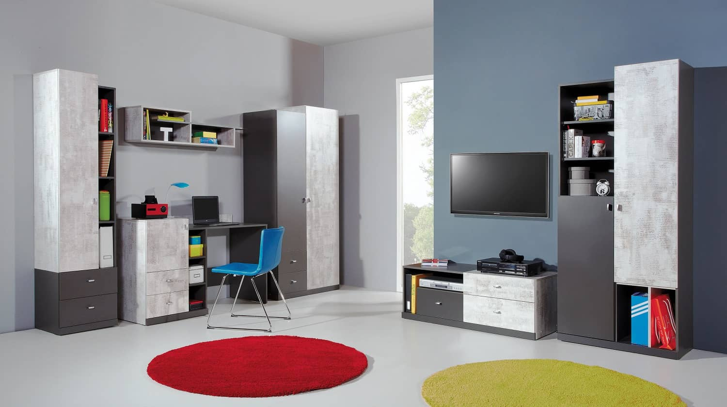 Komoda RTV Tablo grafit / enigma TA8