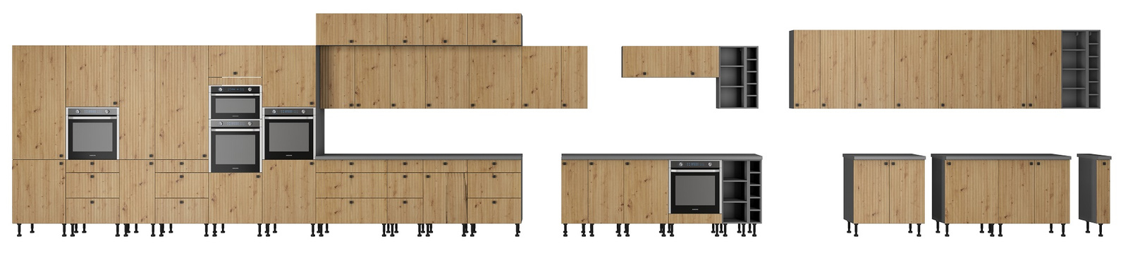 Szafki kuchenne na sztuki Antri