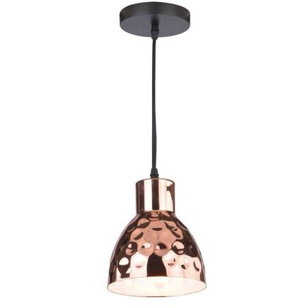 Lampa wisząca Gold 17 cm złota elegancka lampa sufitowa idealna do wnętrz w stylu loftowym klosz o ciekawym designie