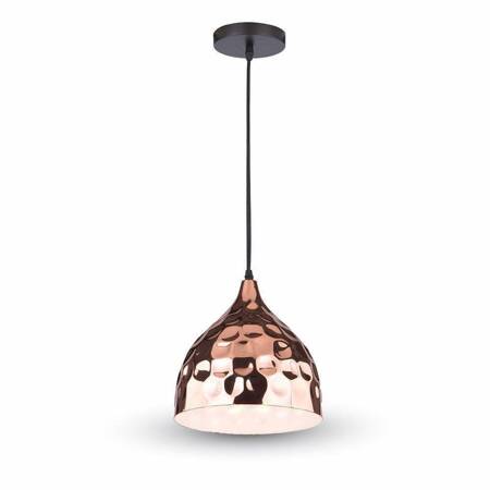 Lampa wisząca Gold 23 cm złota elegancka lampa sufitowa idealna do wnętrz w stylu loftowym klosz o ciekawym designie