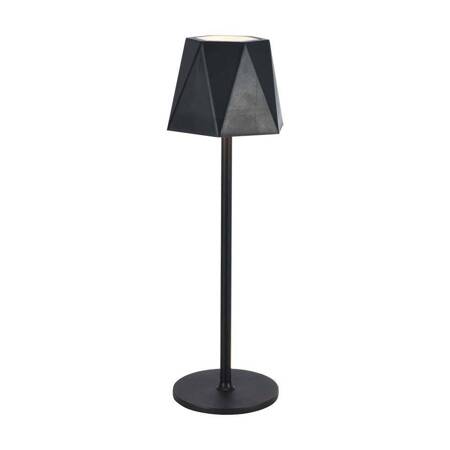 Lampka nocna Varie czarna 1,5W 3000K-6000K stylowa lampa do każdej aranżacji charakterystyczny abażur funkcja zmiany barwy światła